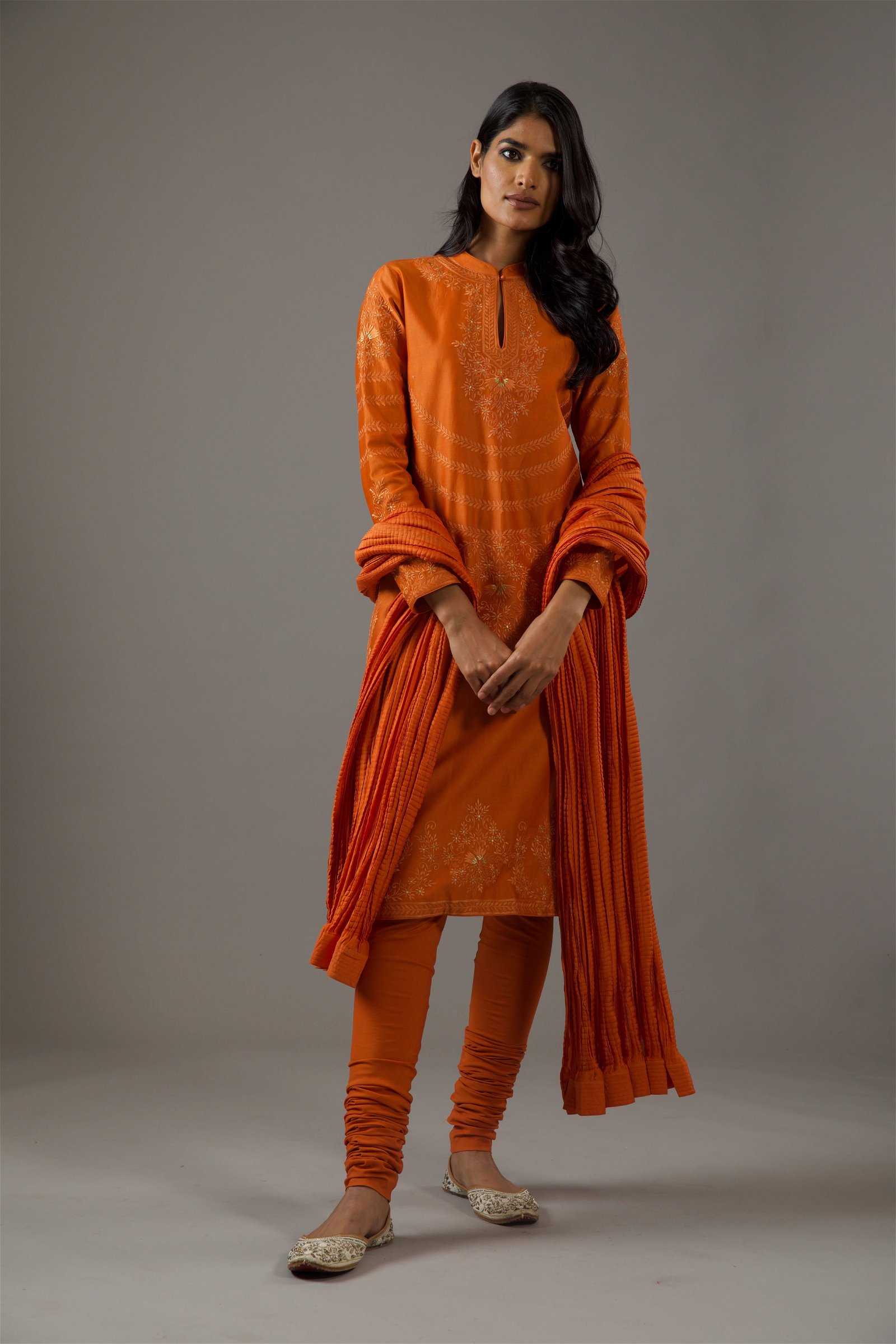 SIA VOL-2 Trendy Long Chanderi silk Kurti Wholesale catalog